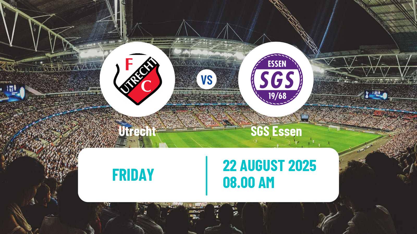 Soccer Club Friendly Women Utrecht - SGS Essen
