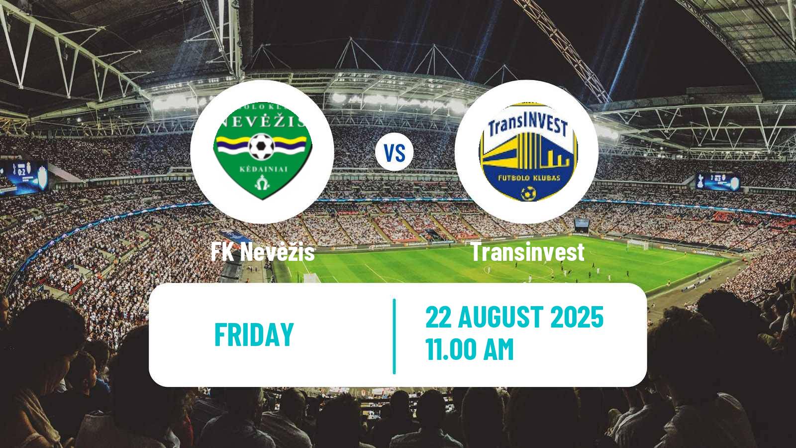 Soccer Lithuanian Division 2 Nevėžis - Transinvest
