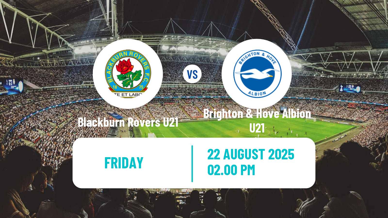 Soccer English Premier League 2 Blackburn Rovers U21 - Brighton & Hove Albion U21