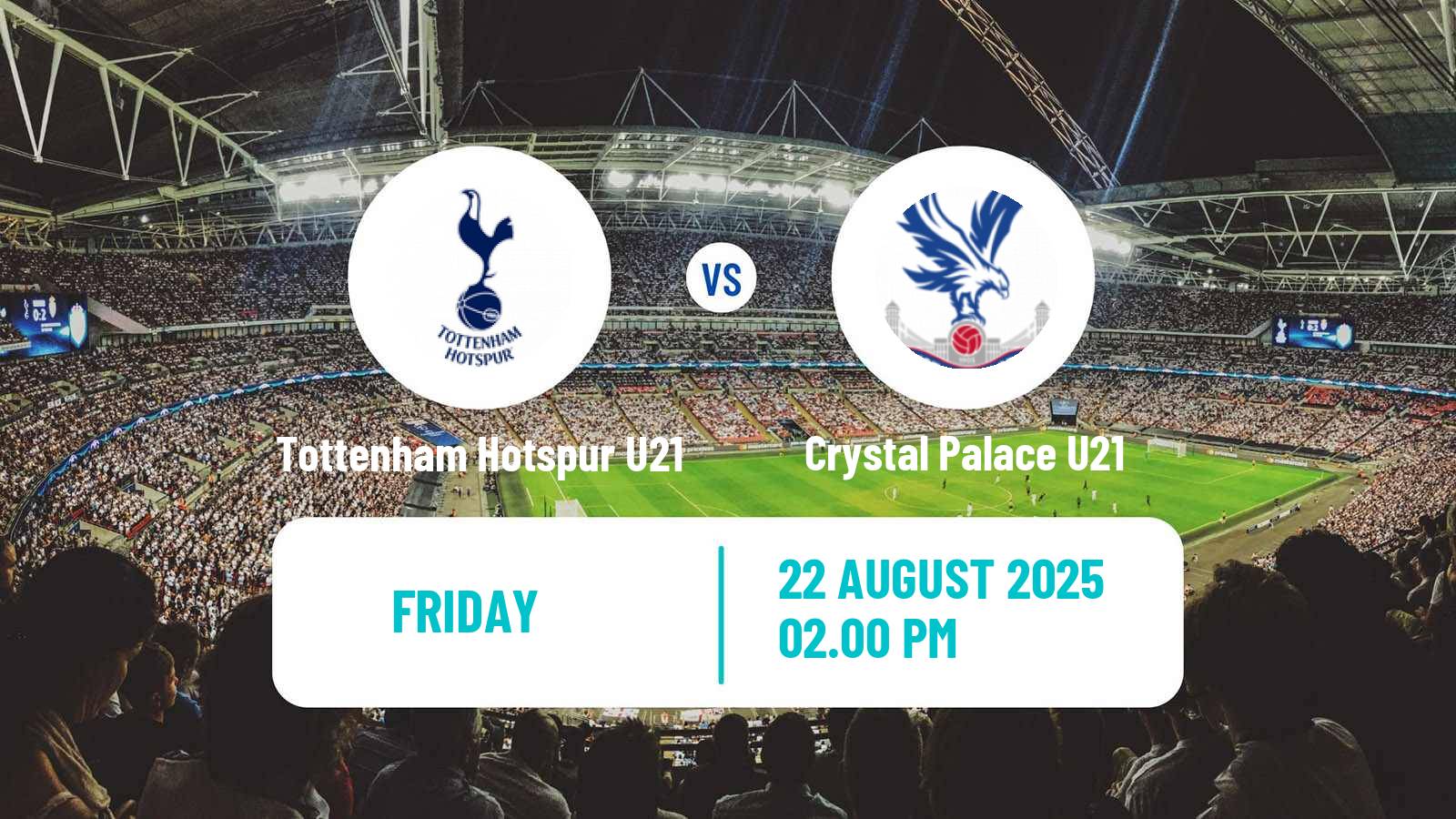 Soccer English Premier League 2 Tottenham Hotspur U21 - Crystal Palace U21