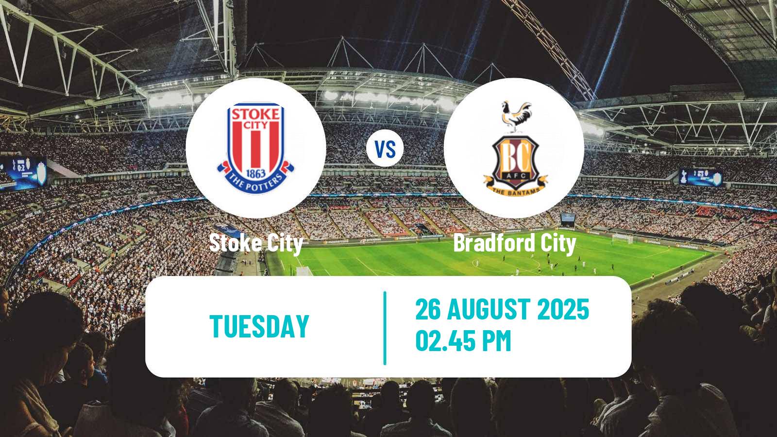 Soccer English League Cup Stoke City - Bradford City