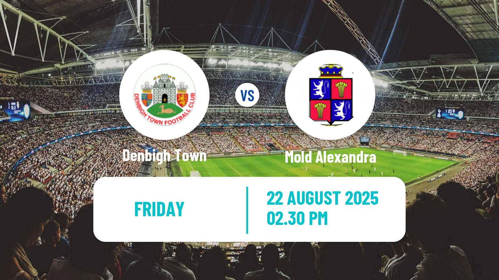 Soccer Welsh Cymru North Denbigh Town - Mold Alexandra