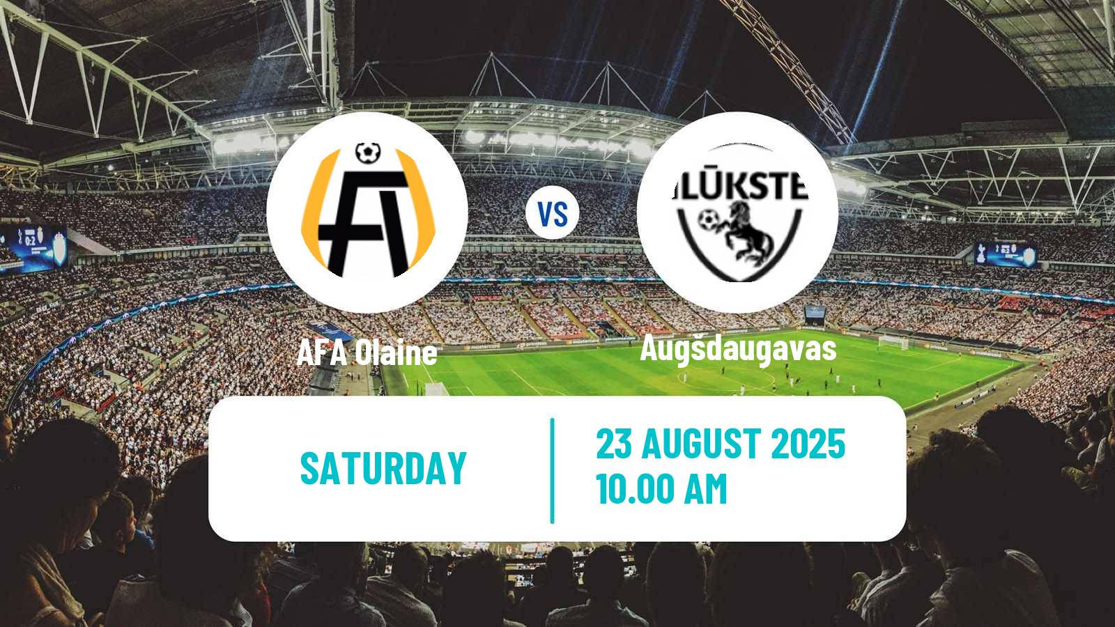 Soccer Latvian 1 Liga Olaine - Augšdaugavas