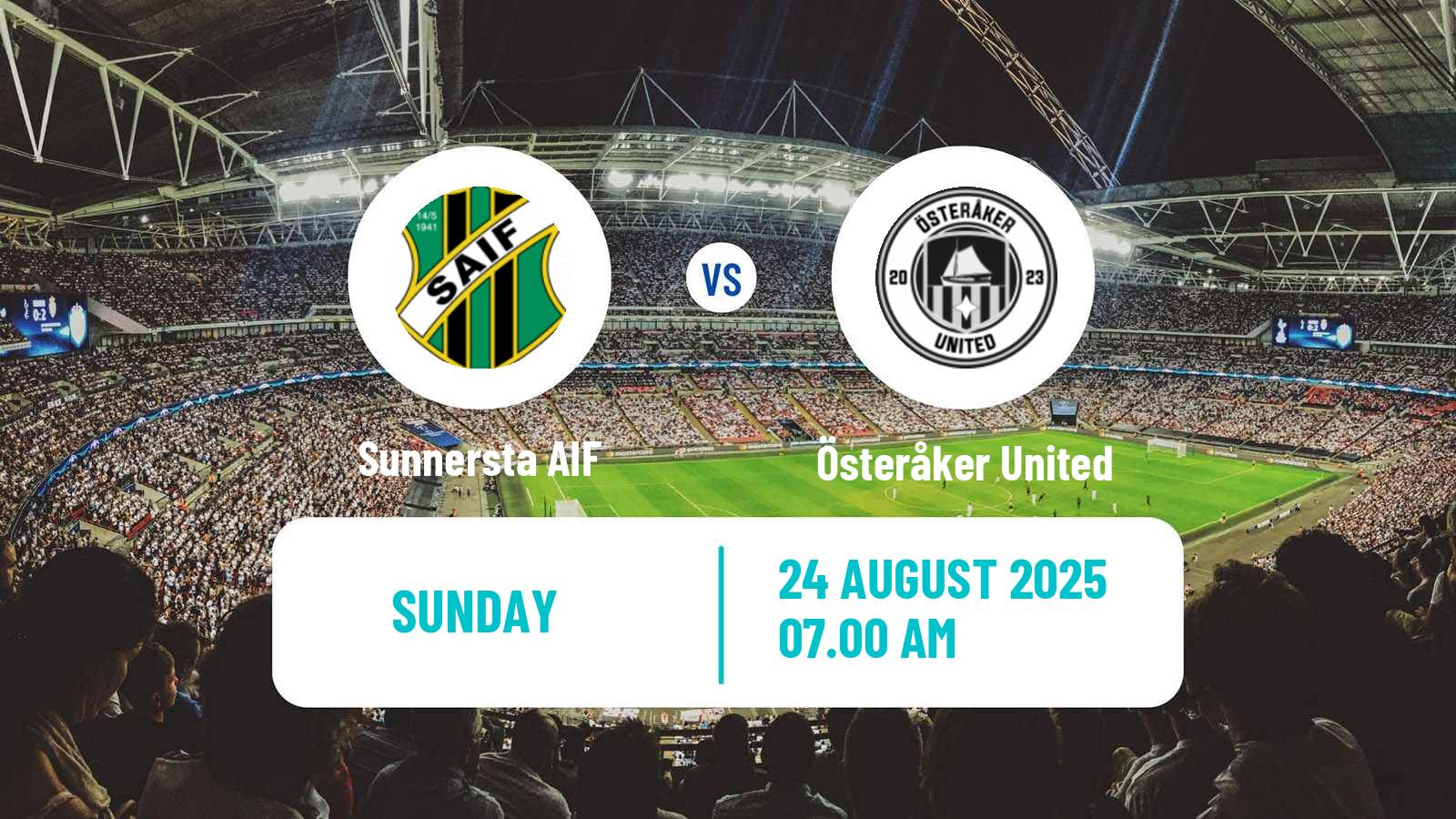 Soccer Swedish Division 2 - Norra Svealand Sunnersta AIF - Österåker United