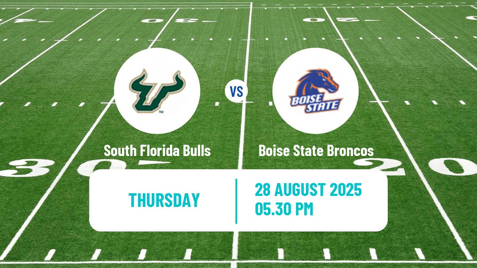 American football NCAA College Football South Florida Bulls - Boise State Broncos