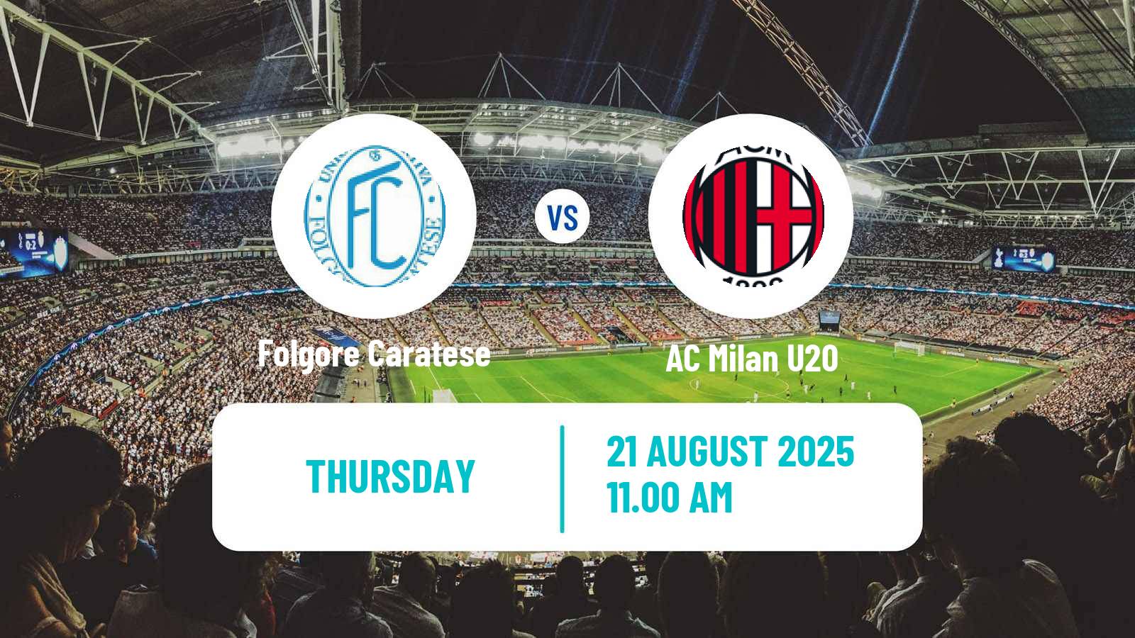 Soccer Club Friendly Folgore Caratese - Milan U20