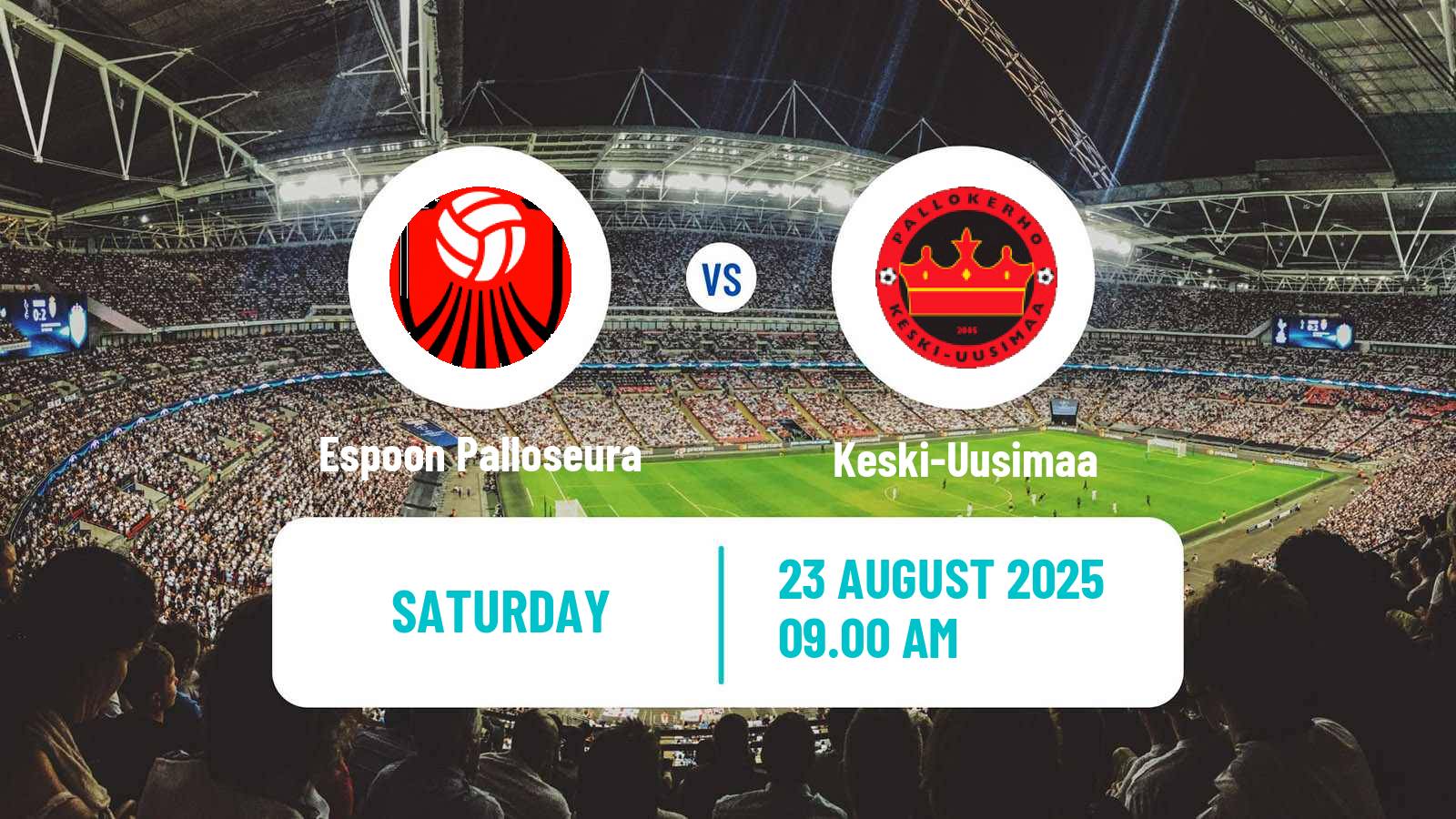 Soccer Finnish Ykkonen Espoon Palloseura - Keski-Uusimaa