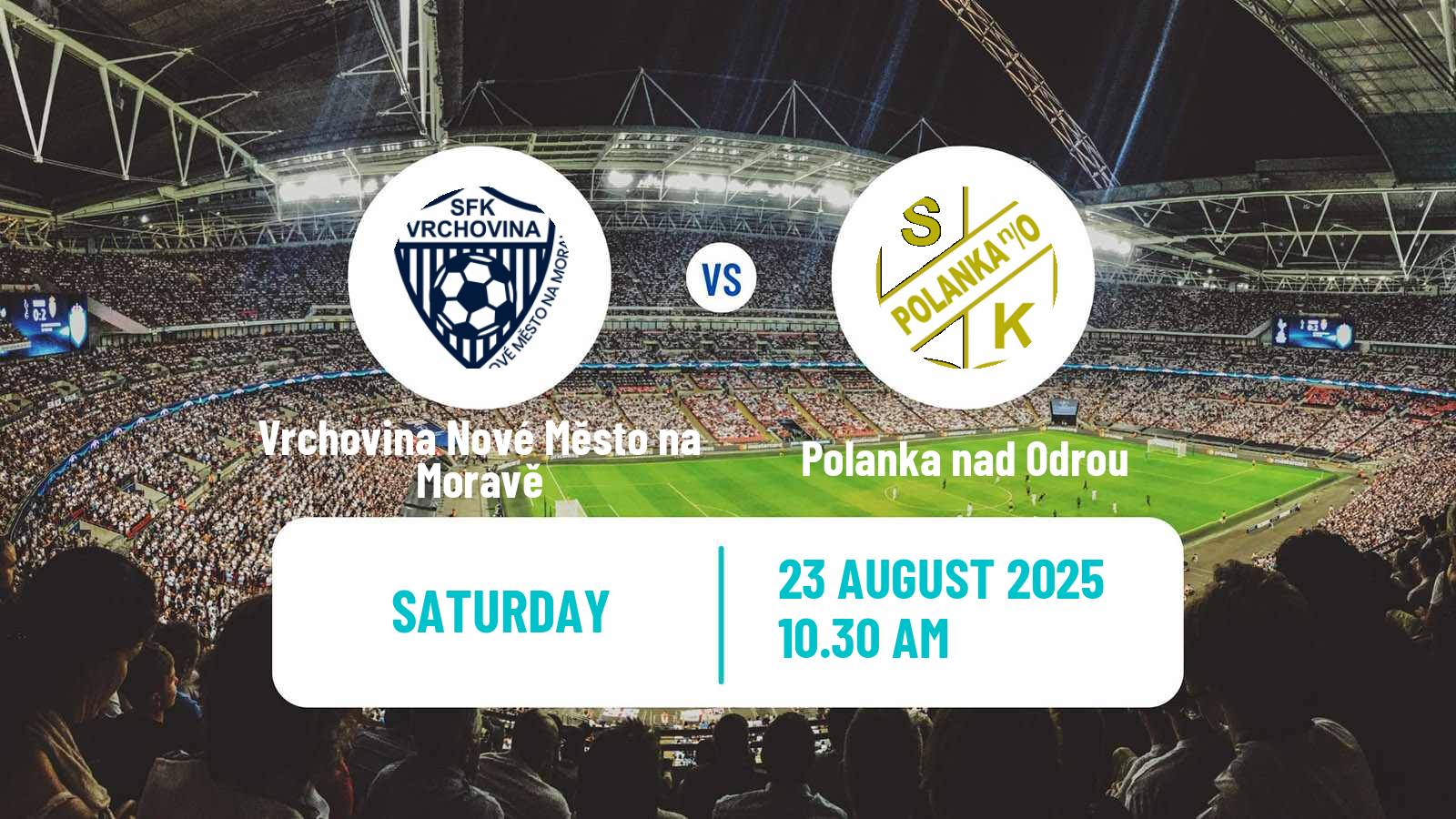 Soccer Czech MSFL Vrchovina Nové Město na Moravě - Polanka nad Odrou