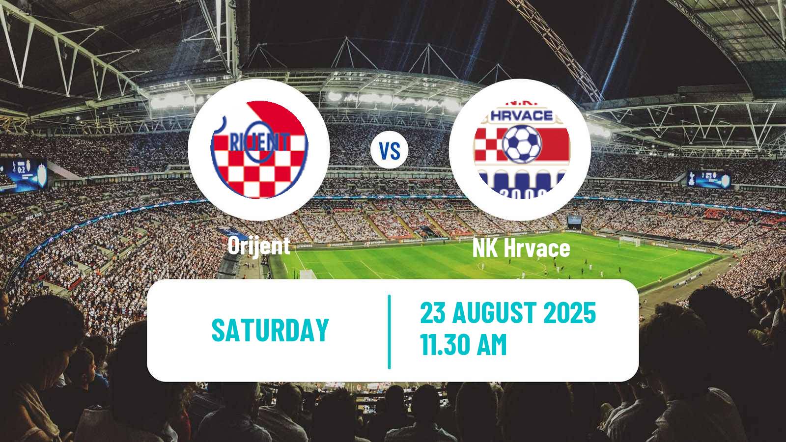 Soccer Croatian Prva NL Orijent - Hrvace