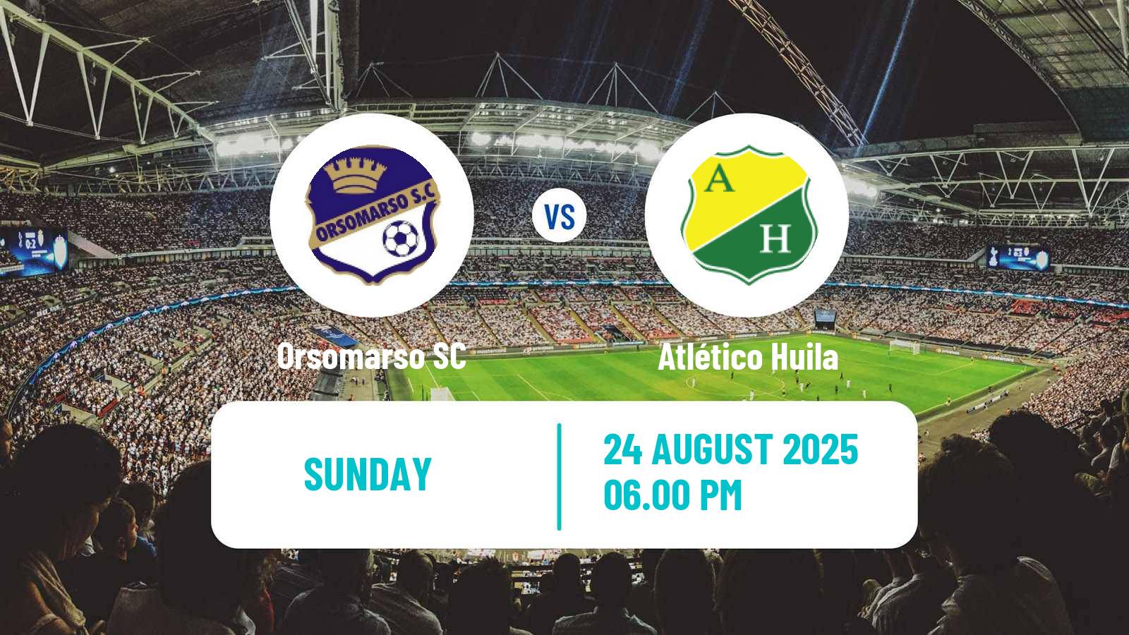 Soccer Colombian Primera B Orsomarso - Atlético Huila