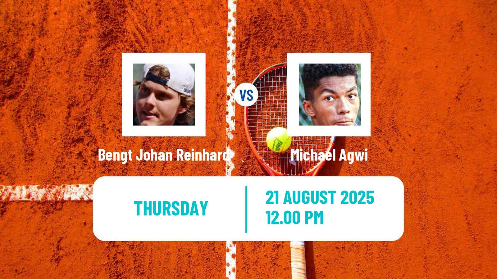 Tennis ITF M25 Ueberlingen Men Bengt Johan Reinhard - Michael Agwi