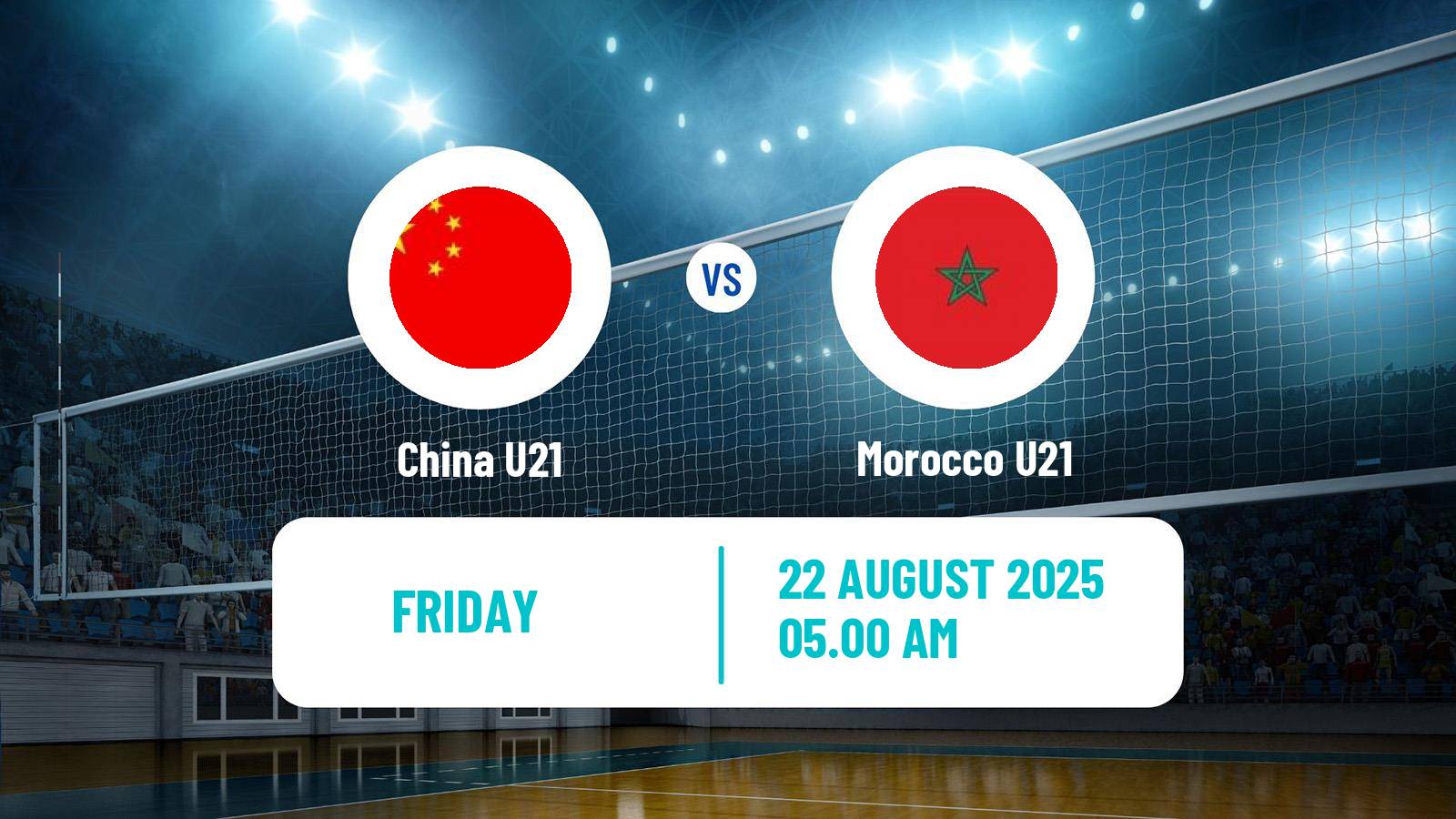 Volleyball World Championship U21 Volleyball China U21 - Morocco U21