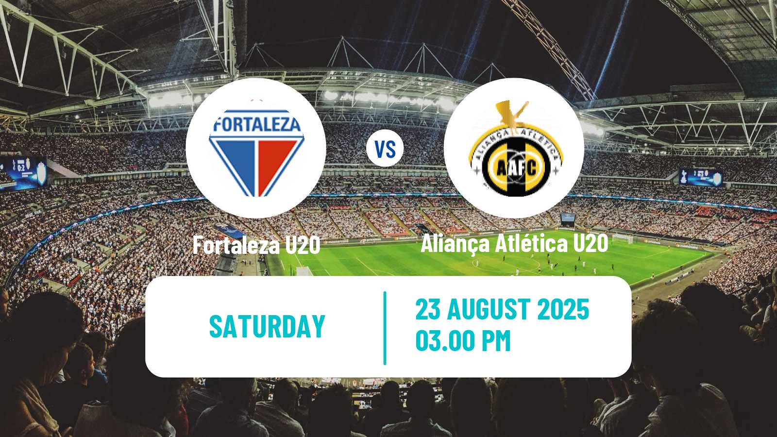 Soccer Brazilian Cearense U20 Fortaleza U20 - Aliança Atlética U20