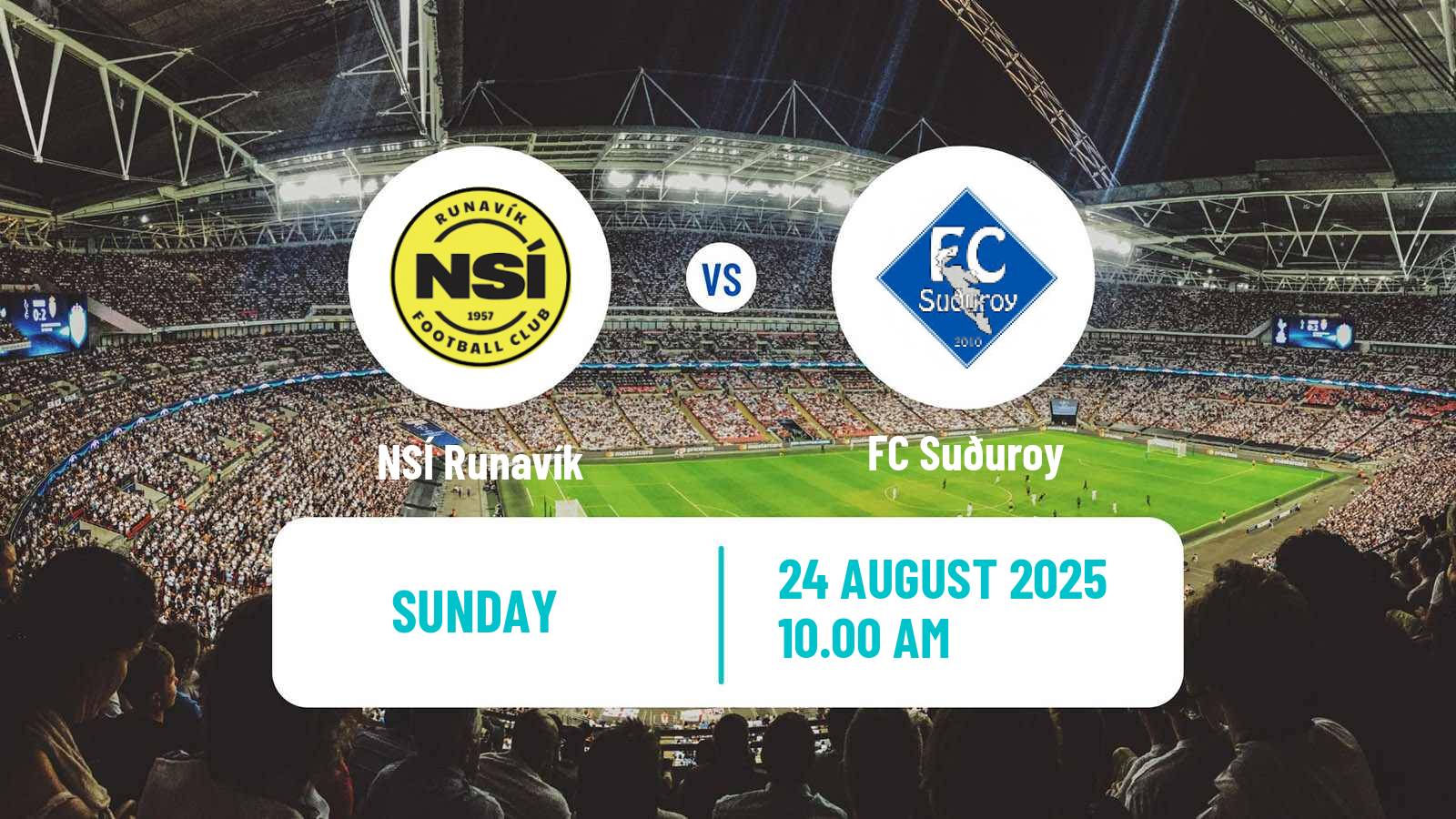 Soccer Faroe Islands Premier League NSÍ Runavík - Suðuroy