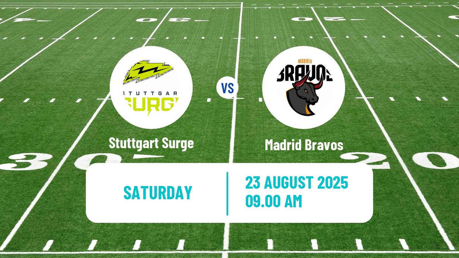 American football European League of American Football Stuttgart Surge - Madrid Bravos