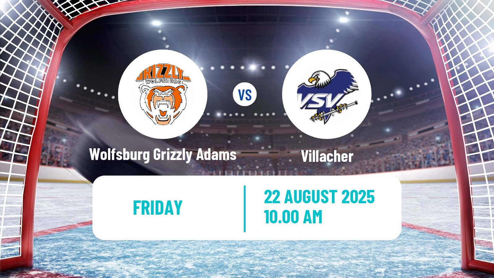 Hockey Club Friendly Ice Hockey Wolfsburg Grizzly Adams - Villacher