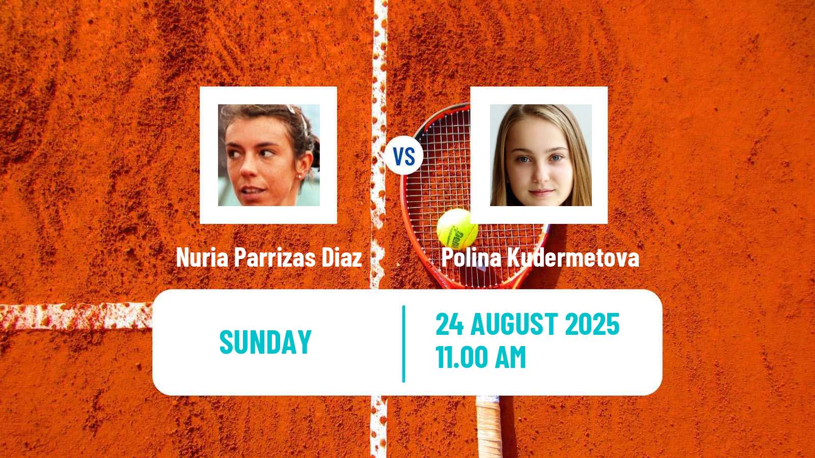 Tennis WTA US Open Nuria Parrizas Diaz - Polina Kudermetova