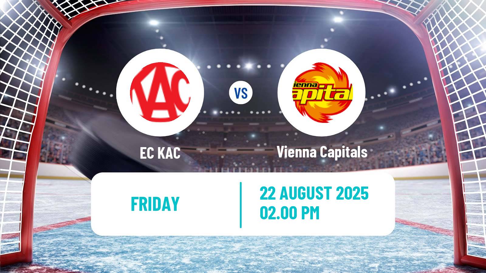 Hockey Club Friendly Ice Hockey EC KAC - Vienna Capitals