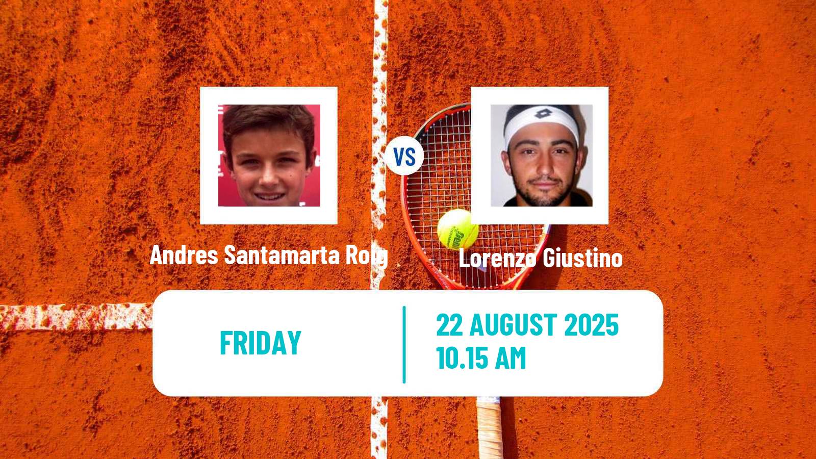 Tennis ITF M25 Santander Men Andres Santamarta Roig - Lorenzo Giustino