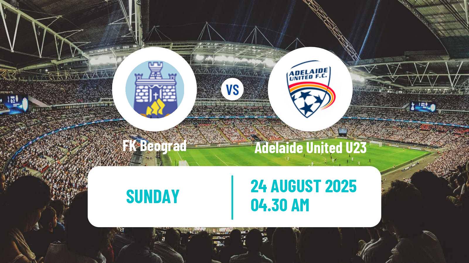 Soccer Australian NPL South Australian FK Beograd - Adelaide United U23