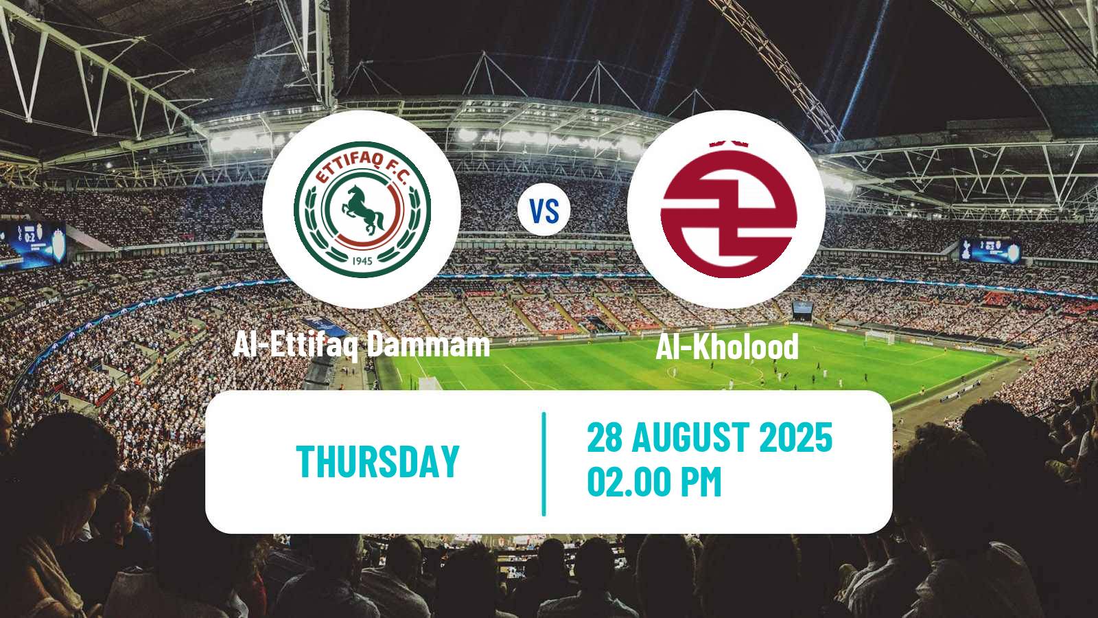 Soccer Saudi Professional League Al-Ettifaq Dammam - Al-Kholood