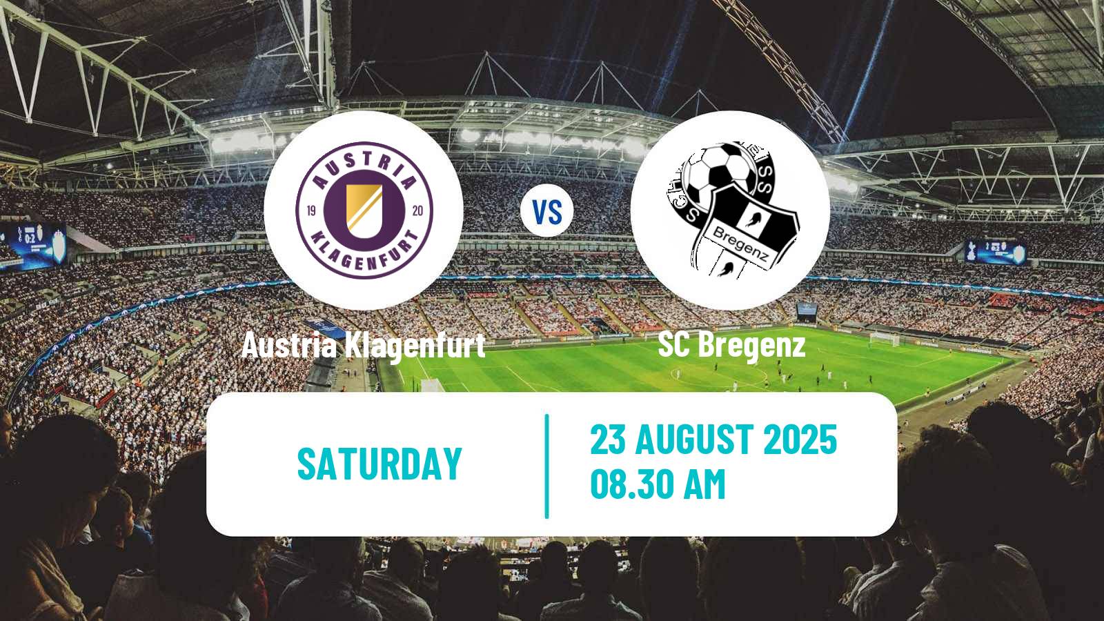 Soccer Austrian 2 Liga Austria Klagenfurt - Bregenz