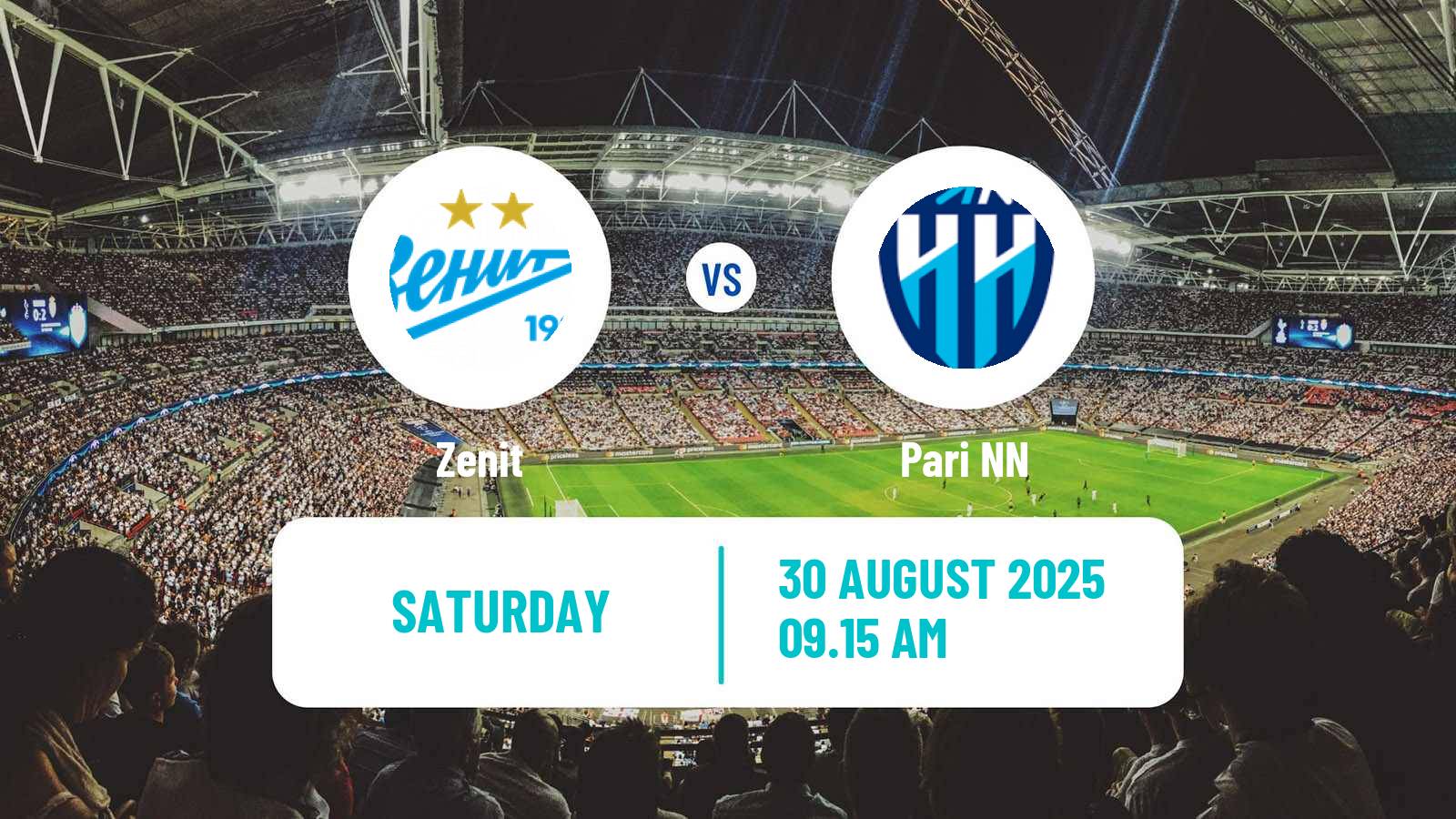 Soccer Russian Premier League Zenit - Pari NN