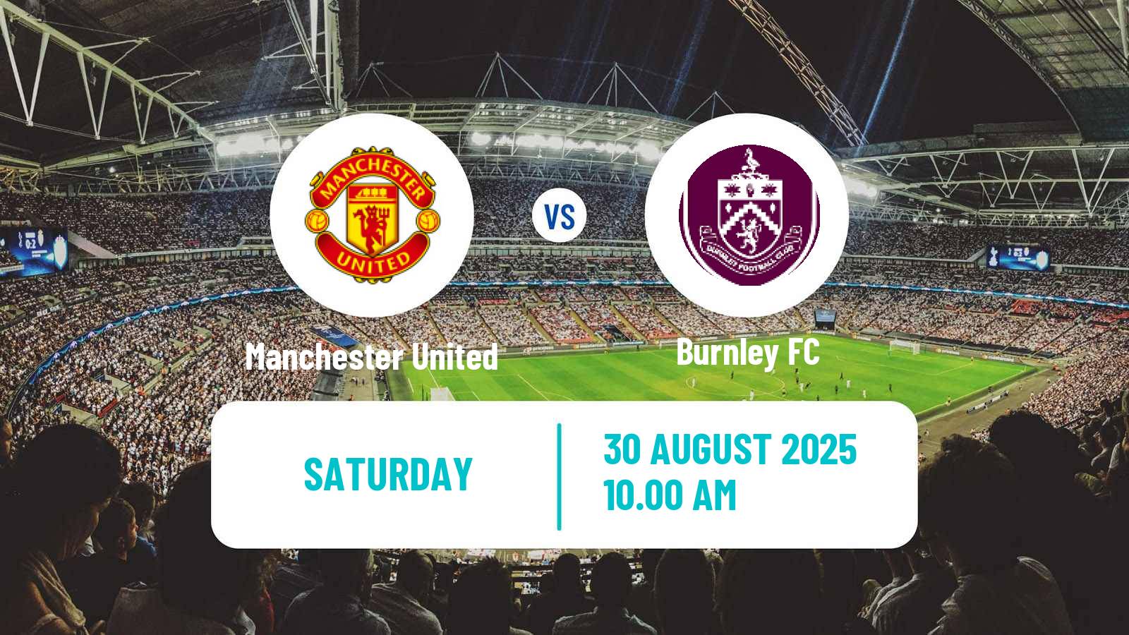 Soccer English Premier League Manchester United - Burnley