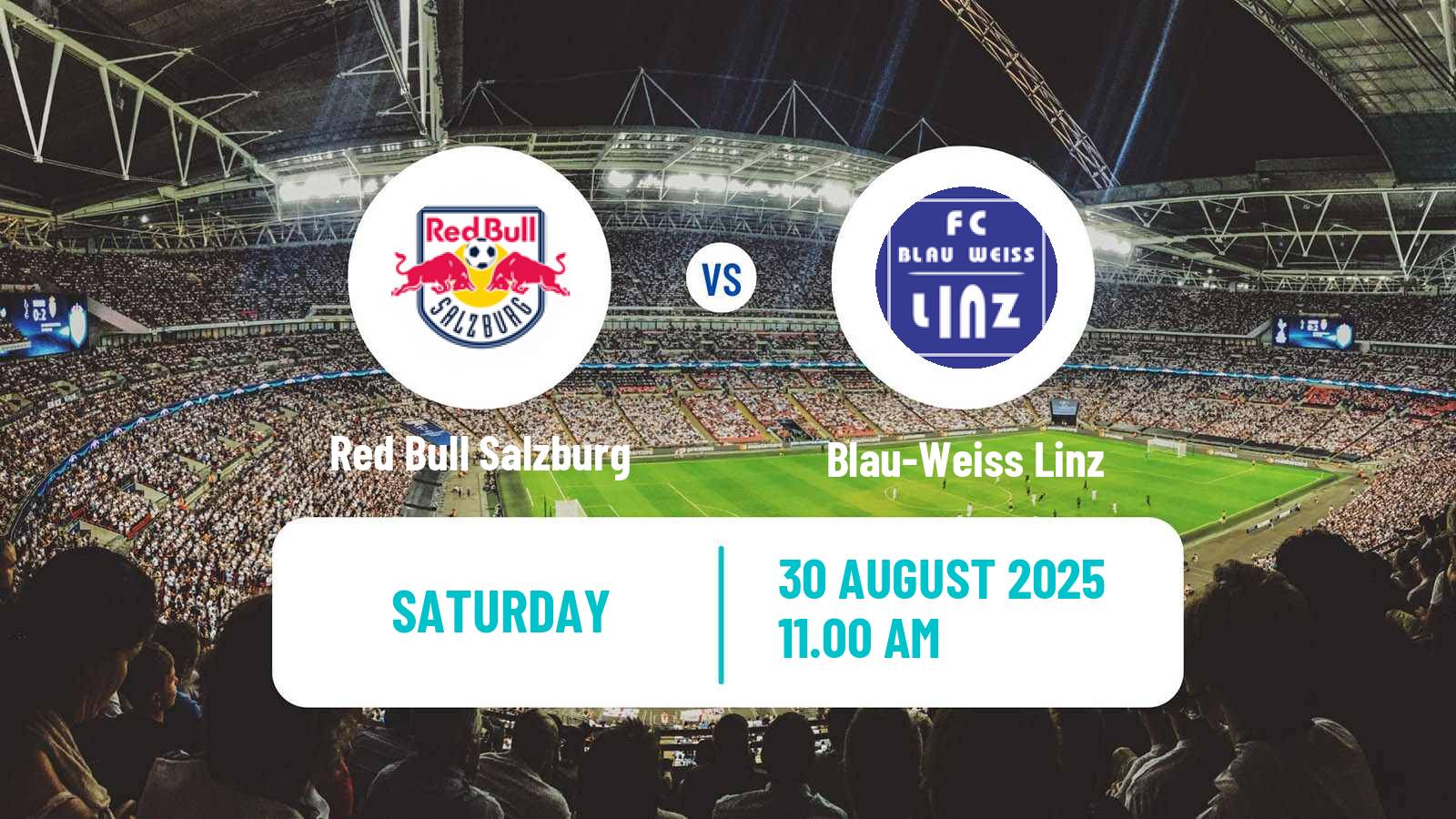 Soccer Austrian Bundesliga Red Bull Salzburg - Blau-Weiss Linz
