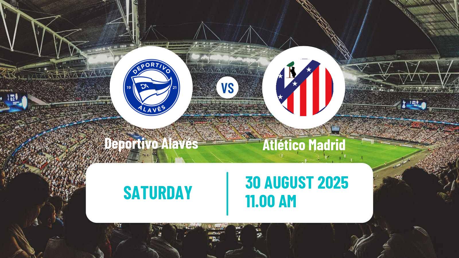 Soccer Spanish LaLiga Deportivo Alavés - Atlético Madrid