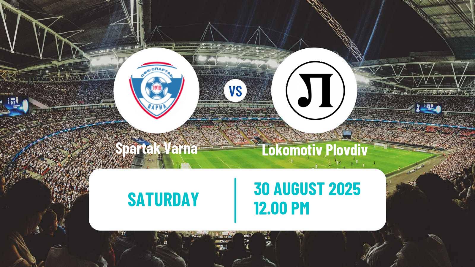 Soccer Bulgarian Parva Liga Spartak Varna - Lokomotiv Plovdiv