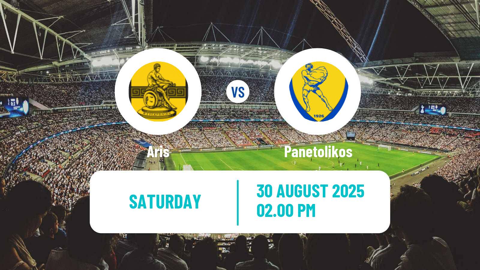 Soccer Greek Super League Aris - Panetolikos