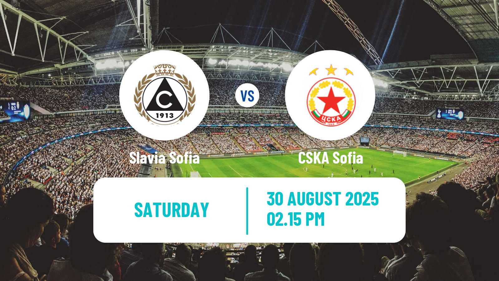 Soccer Bulgarian Parva Liga Slavia Sofia - CSKA Sofia