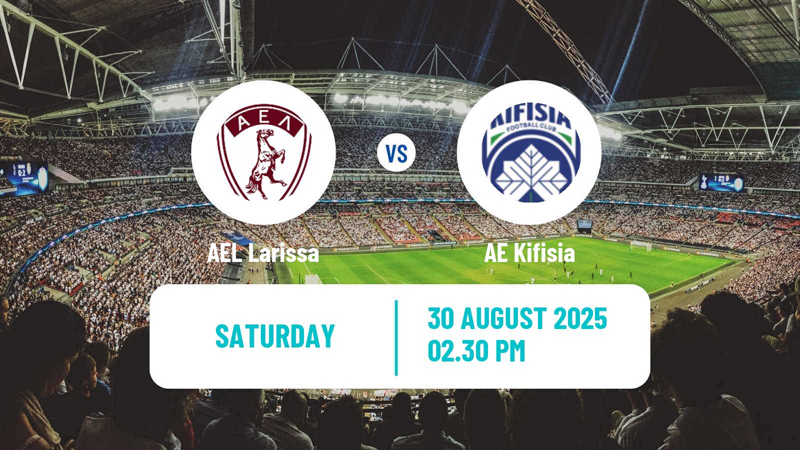 Soccer Greek Super League AEL Larissa - AE Kifisia