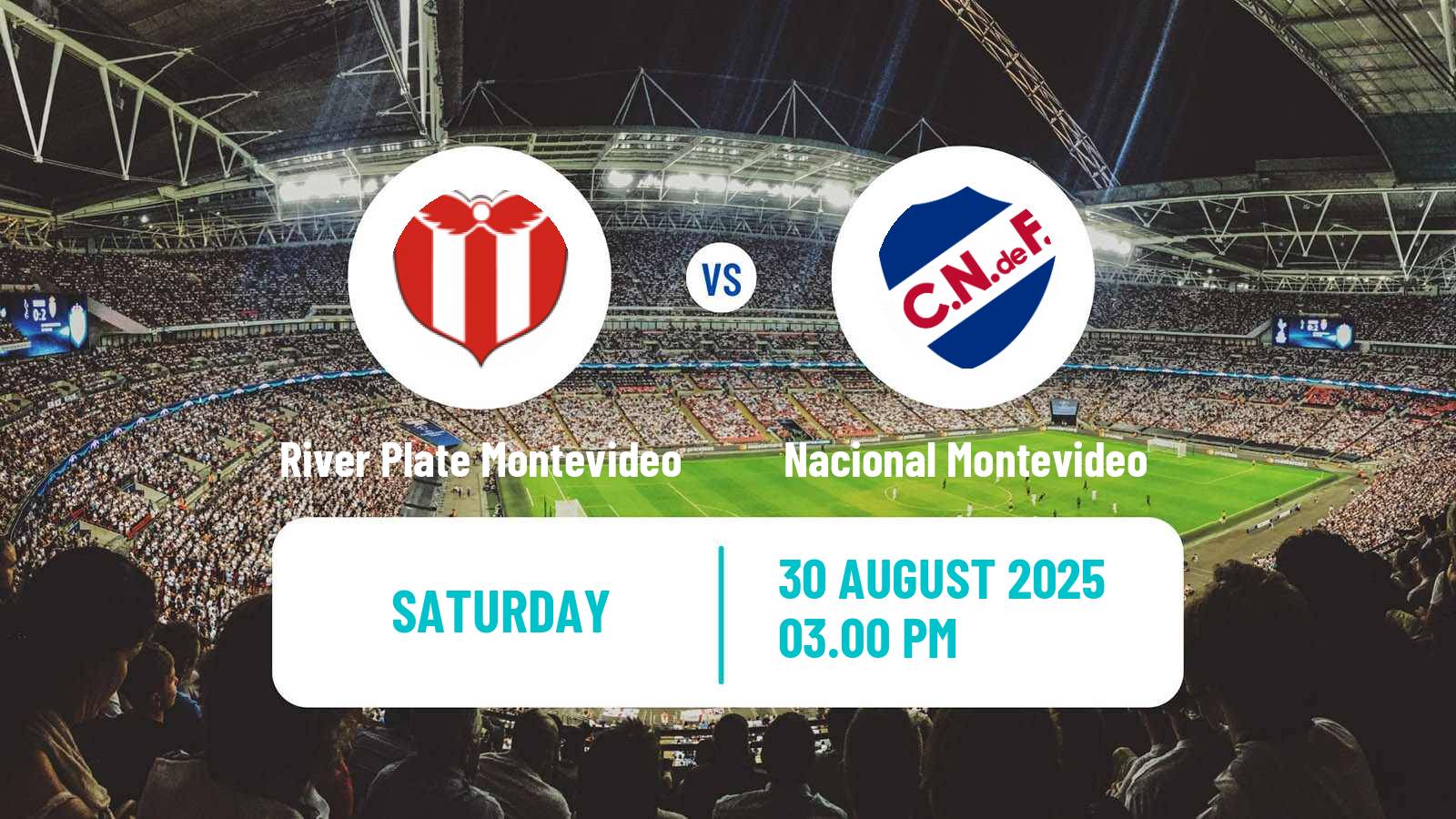 Soccer Uruguayan Primera Division River Plate Montevideo - Nacional Montevideo