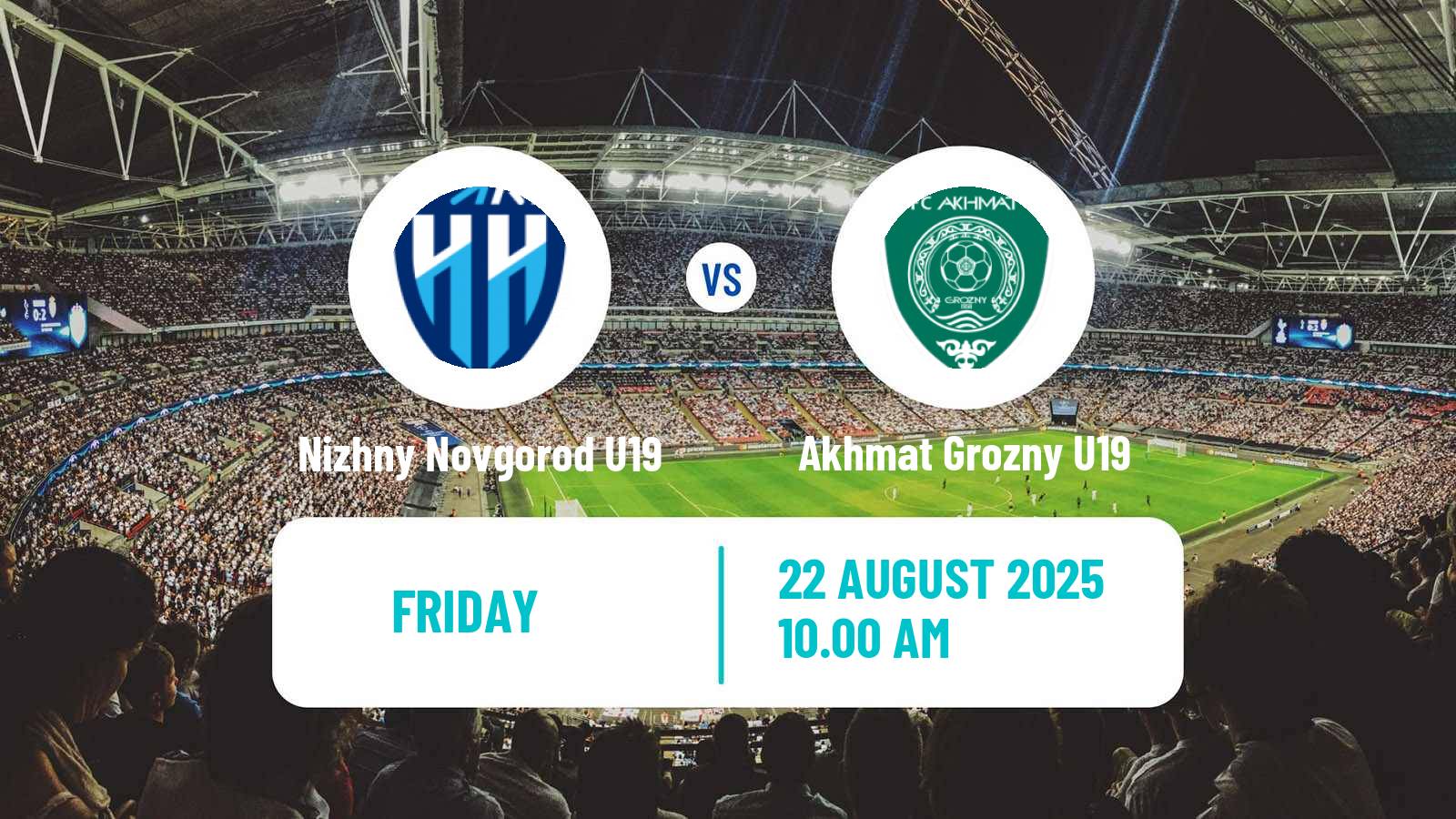 Soccer Russian Youth League Nizhny Novgorod U19 - Akhmat Grozny U19