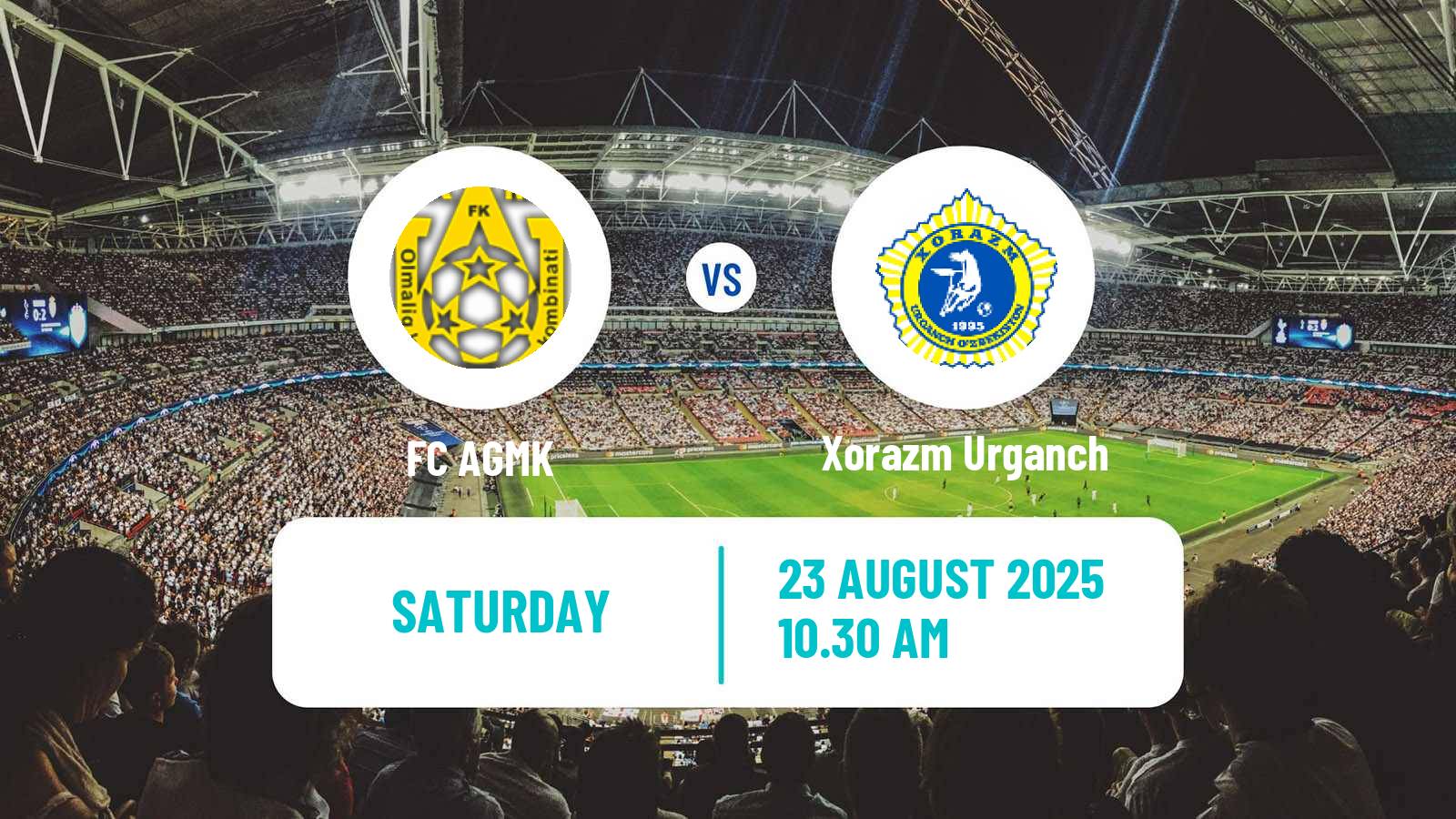 Soccer Uzbek League AGMK - Xorazm Urganch