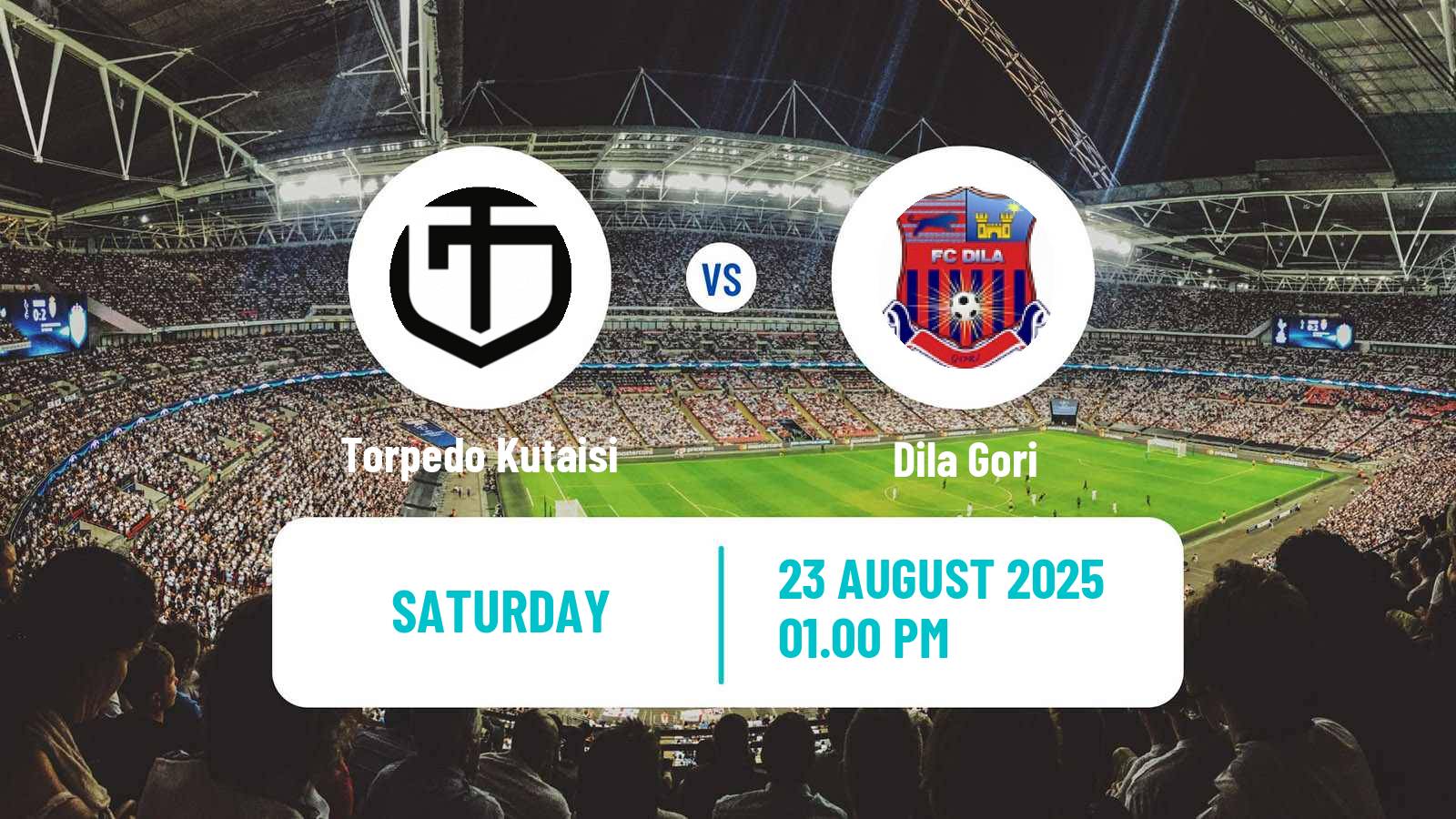 Soccer Georgian Erovnuli Liga Torpedo Kutaisi - Dila Gori