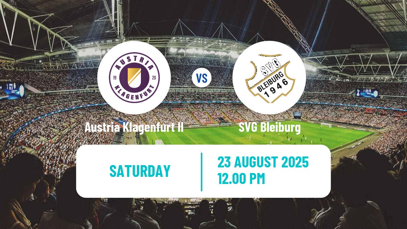 Soccer Austrian Landesliga Karnten Austria Klagenfurt II - Bleiburg