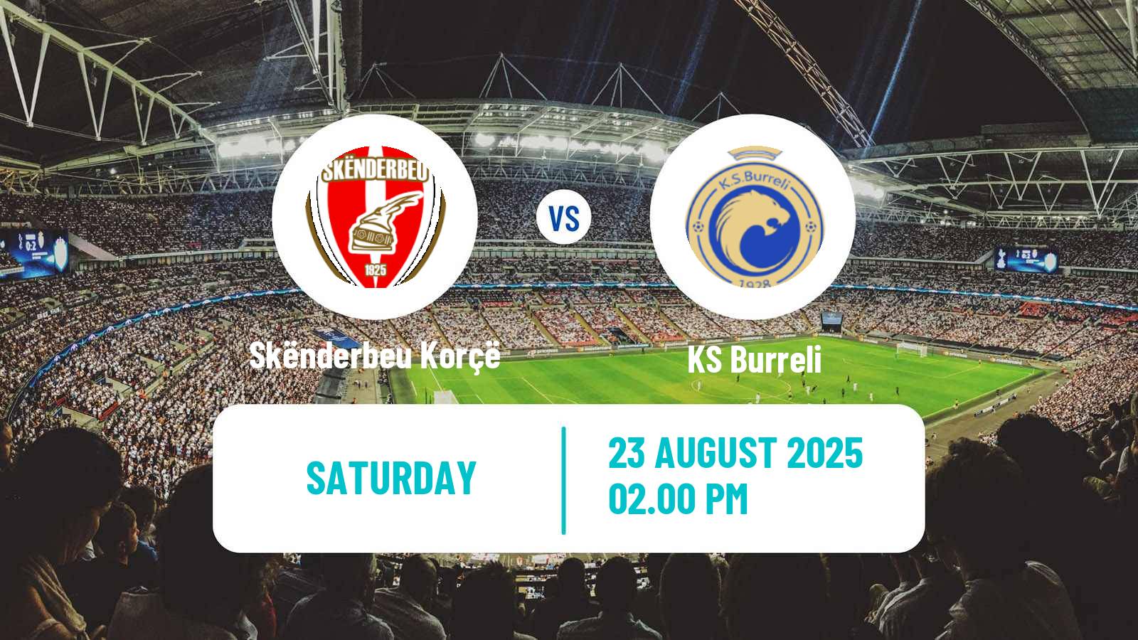 Soccer Albanian First Division Skënderbeu Korçë - Burreli