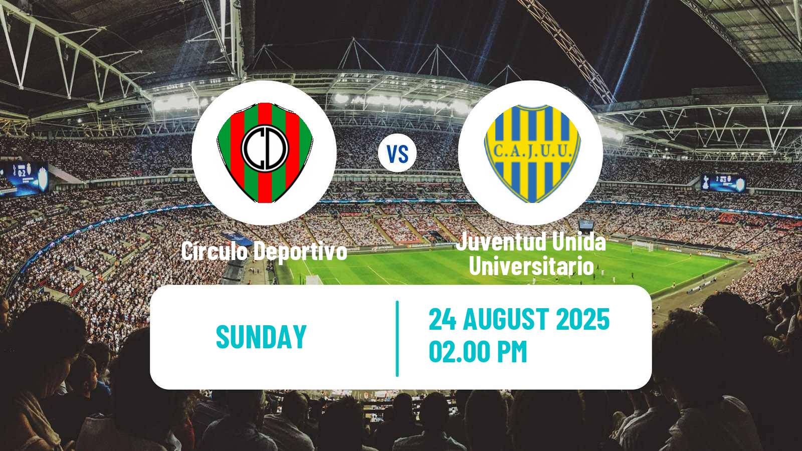 Soccer Argentinian Torneo Federal Círculo Deportivo - Juventud Unida Universitario