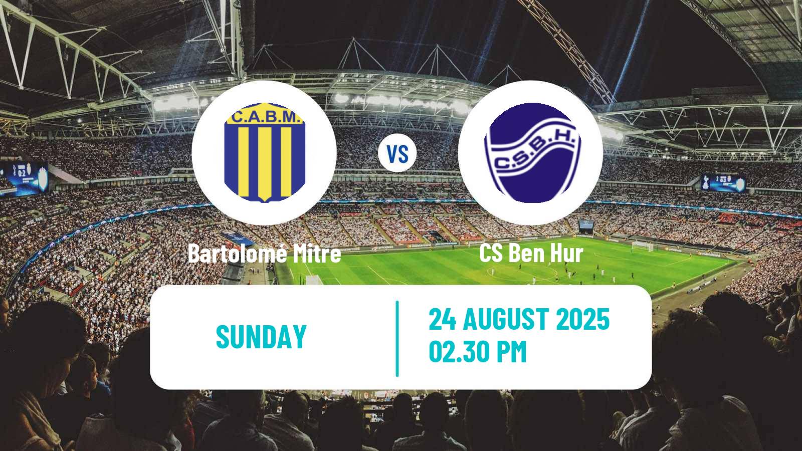 Soccer Argentinian Torneo Federal Bartolomé Mitre - Ben Hur
