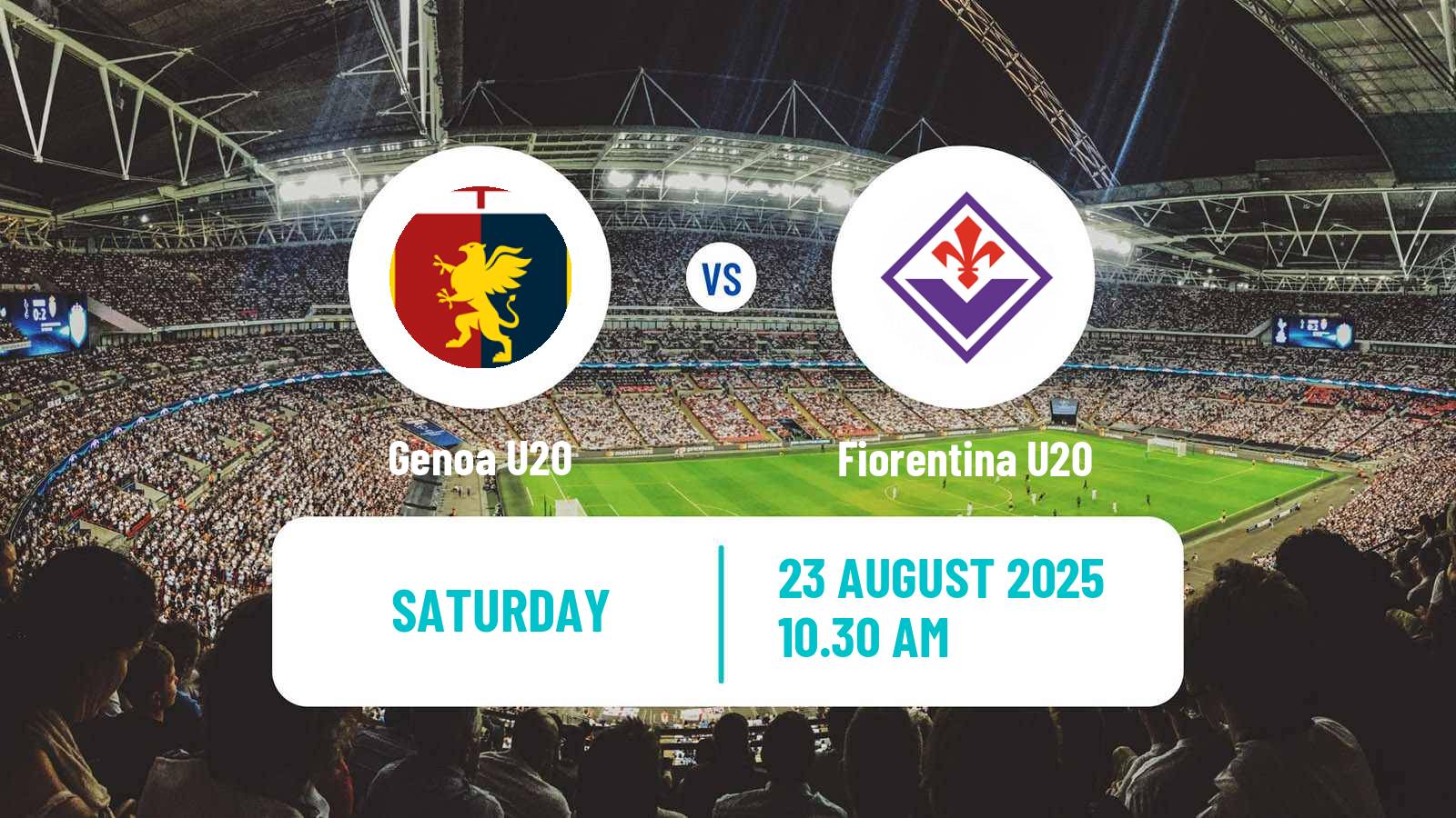 Soccer Italian Primavera 1 Genoa U20 - Fiorentina U20