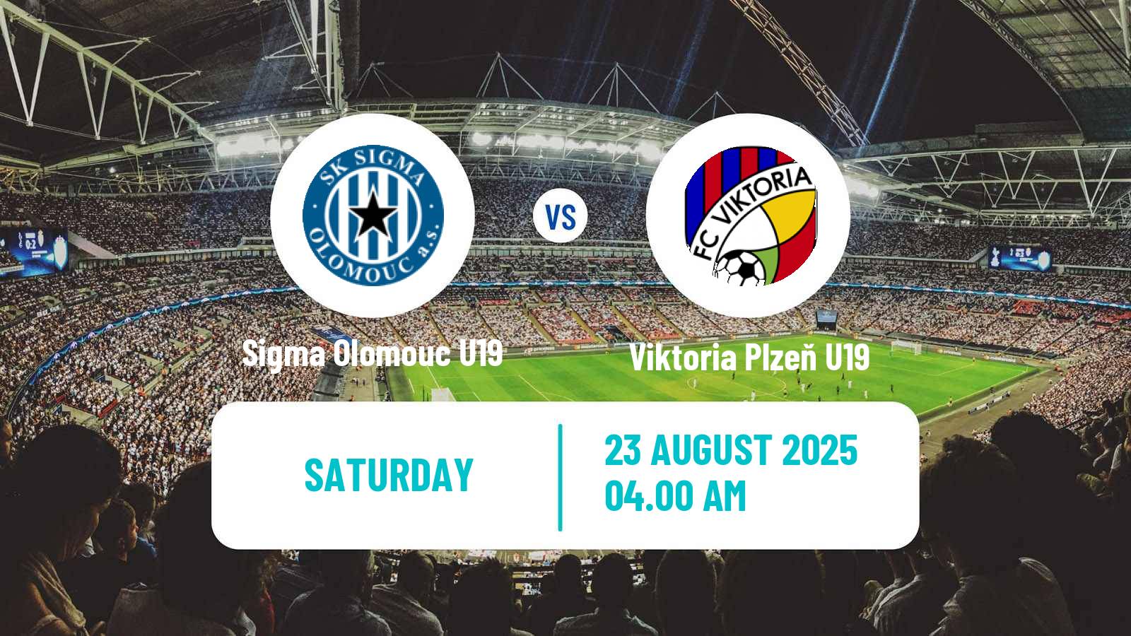 Soccer Czech U19 League Sigma Olomouc U19 - Viktoria Plzeň U19