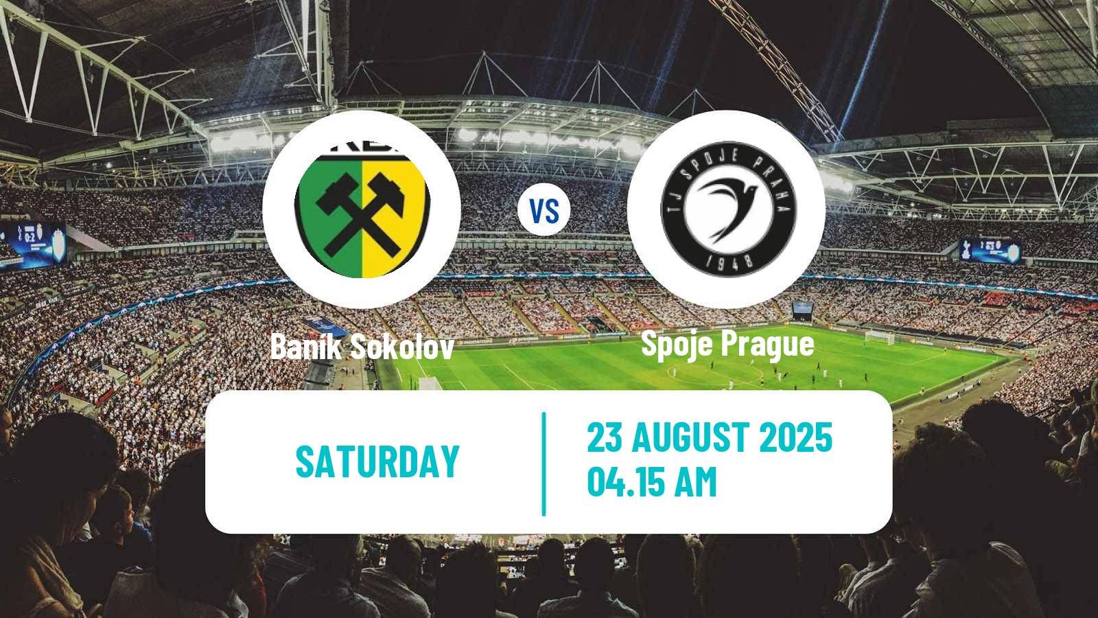 Soccer Czech Division B Baník Sokolov - Spoje Prague