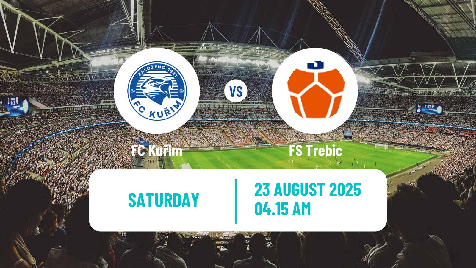Soccer Czech Division D Kuřim - FS Trebic