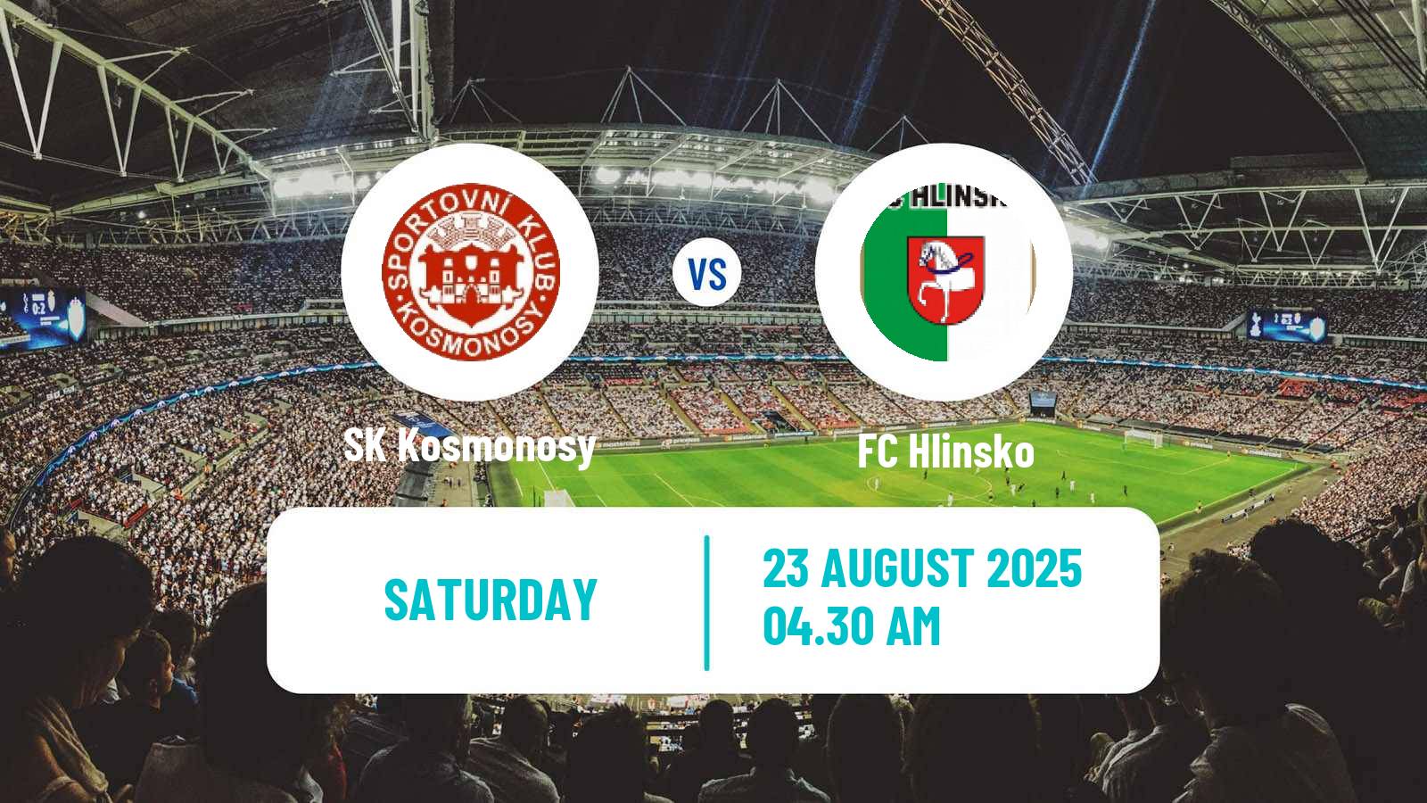 Soccer Czech Division C Kosmonosy - Hlinsko