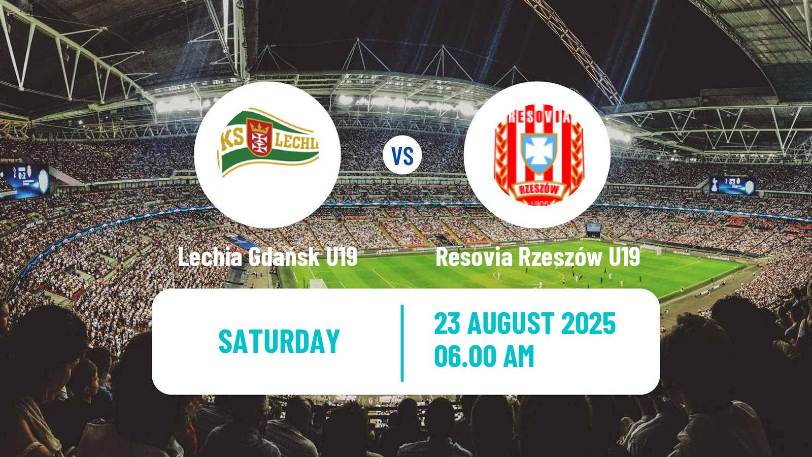 Soccer Polish Central Youth League Lechia Gdańsk U19 - Resovia Rzeszów U19
