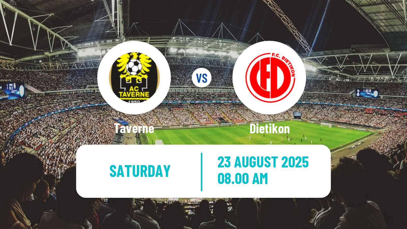 Soccer Swiss 1 Liga Classic Group 3 Taverne - Dietikon
