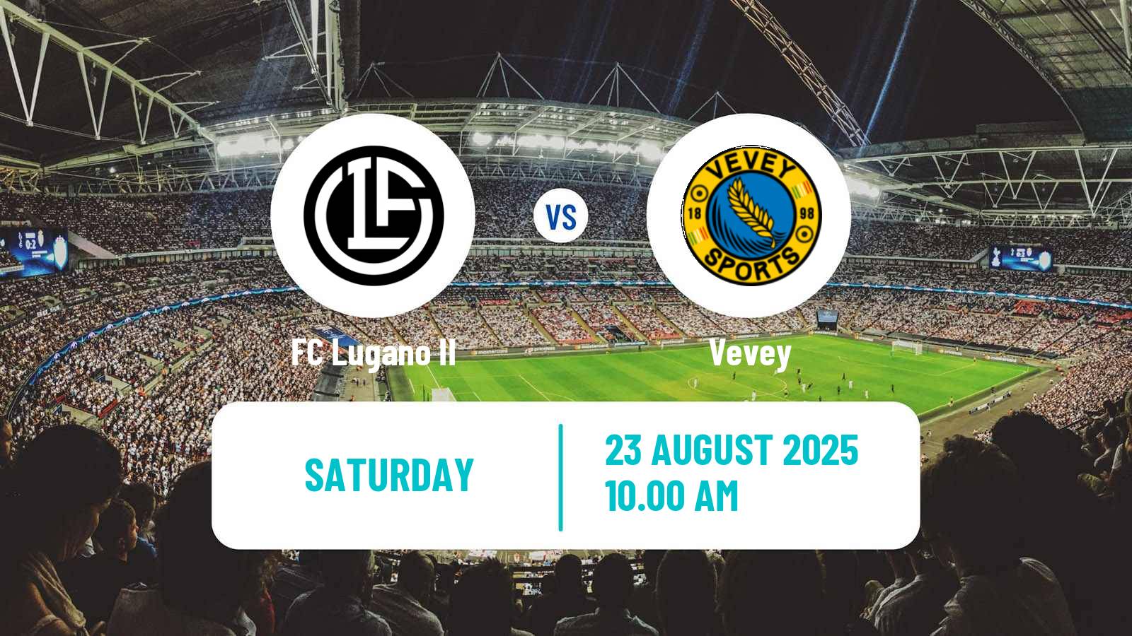 Soccer Swiss Promotion League Lugano II - Vevey